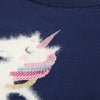 MS Sequence Unicorn Navy Blue Sweater 8670