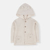 TU Front Pocket Beige Hooded Sweater 8672