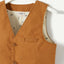 TAO Kids Brown Colorful Sleeveless Waist Coat