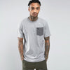 AF Grey Contrast Pocket Tee Shirt #216