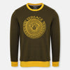 FVR Versace Embroided Olive Green Terry Sweatshirt 8766