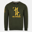 FVR Billionare Embroided Green Terry Sweatshirt 8769