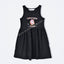 HM Unicorn Team Dull Black Sleeveless Frock 8780
