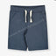 ZY Plain Cadet Blue Terry Shorts 8794