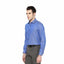 ARO Blue Solid Slim Fit Formal Shirt