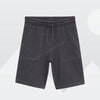 MNG Front Pockets Dark Grey Terry Shorts 8807