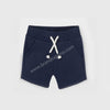 CA Two Shades Cord Navy Blue Terry Shorts 8813