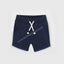 CA Two Shades Cord Navy Blue Terry Shorts 8813