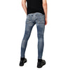 ZR Zip Bottom Denim Blue Skinny Fit