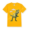ANK Printed Dino Mango Yellow T-Shirt 8906