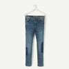 TAO Kids Skinny Empty pocket Patch Denim