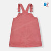 MS Front Two Pockets Brink Pink Denim Dungaree 8936