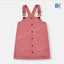 MS Front Two Pockets Brink Pink Denim Dungaree 8936