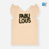 ORCH Net FABULOUS frill Sleeves & Peach Top 8940