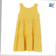 HM Double Layer Dotted Sleeveless Yellow Frock 8951