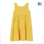 HM Double Layer Dotted Sleeveless Yellow Frock 8951