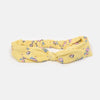 BC Floral Yellow Head Band 8969