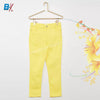 KB Eco Denim Yellow Skinny Denim With Zebra Cord 9603