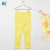 KB Eco Denim Yellow Skinny Denim With Zebra Cord 9603