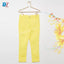 KB Eco Denim Yellow Skinny Denim With Zebra Cord 9603