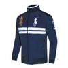 Jockey Club Navy Blue With 2 White Stripe Wind Breaker #266