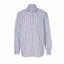 TRG Men's Red Check Classic Fit Stripe Shirt