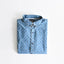 SPF Printed Denim Blue Casual Shirt
