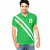 Men Golf Tournament Green Polo