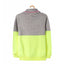 5.10.15 Never Ending Fun Grey with Fluorescent Green High Neck Sweatshirt 664