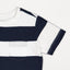 OK Slub Navy Blue & White Stripe Pocket Tshirt 4218