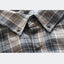 QS Woolike Cotton Brown Check Shirt