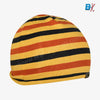 So Cute Dino Badge & Stripes Mustard Summer Cap 9002