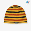 So Cute Dino Badge & Stripes Mustard Summer Cap 9002