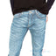 ZR Man Light Blue Stretch Denim Skinny Fit