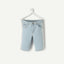 TAO Side Stripe Superlative Bermuda Denim Shorts