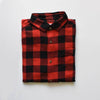 TRG Casual Shirt Check Red
