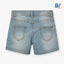 B.X Copper Button Light Blue Denim Shorts 9305