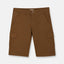 B.X Six Pockets Camel Cargo Cotton Short 9565