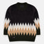 BB Fluffy Zigzag Black Sweater 8009