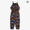 B.X Jungle Animals & Fruits Lenan Dark Blue Jumpsuit 9713