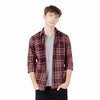 SPF Check Shirt Maroon