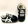 Valen White Side Design Black Shoes 2107