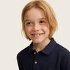 MNG Full Sleeves Navy Blue Polo 505
