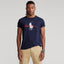 RL Player With Signature Logo Navy Blue T-Shirt 9285