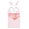 Hudson Baby Little Rabbit Pink Hooded Towel 7231
