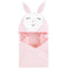 Hudson Baby Little Rabbit Pink Hooded Towel 7231