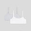 MNPRX Lace Style Star White With Grey Brallete 2 Pc Pack 11078
