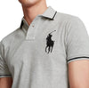 RL Big Embroided Pony Light Grey Polo 10783
