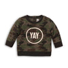 MNT Baby Boys Yay Camo Sweatshirt