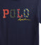 RL Stripes & Signature Logo Navy Blue T-Shirt 9279